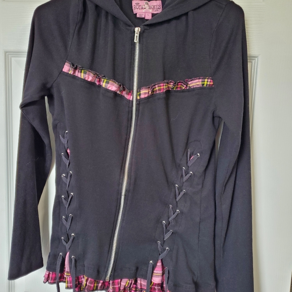 Royal Bones by Tripp Zipper Hoodie